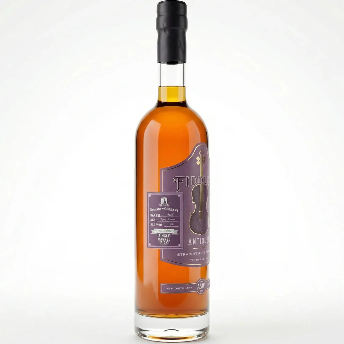 Fiddler Antique Rye 9 Years Old Barrel: 25-0085 750ml - Image 2